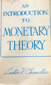 Image of An Introduction To Monetary theory