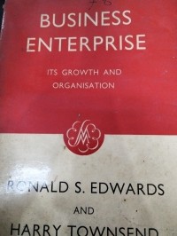 Image of Business Enterprise: Its Growth and Organization