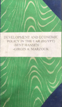 Image of Development and Economic policy in the UAR (Egypt)