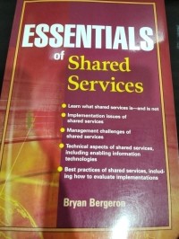 Image of ESSENTIALS of Shared Services