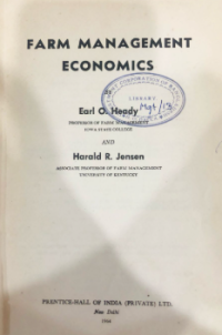 Image of Farm managment Economics
