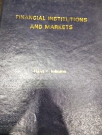 Image of FINANCIAL INSTITUTIONS AND MARKETS