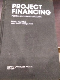 Image of Project Financing POLICIES, PROCEDURE & PRACTICE