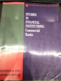 Image of Studies In Financial Institutions: Commerdial Bank